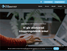 Tablet Screenshot of e-identitet.se